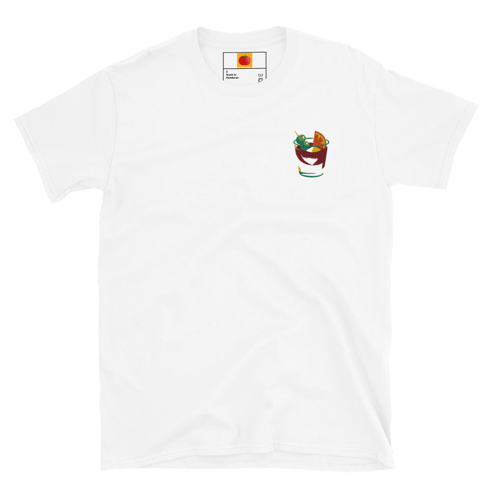 Samarreta brodada amb vermut – blanc - Tot Queda en Família